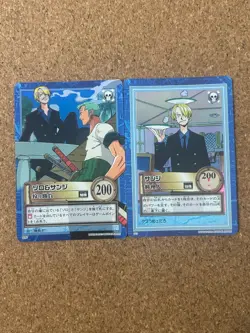 one piece carddass hyper battle 2000/2001 Zolo Sanji Holo 2set S13 S97 - Image 1