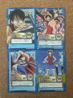 one piece carddass hyper battle Luffy 2000/2001 Holo 4set (S51 S127 S76 S120) - Image 1