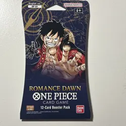 ONE PIECE OP-01 ROMANCE DAWN PRE-ERRATA SLEEVED PACK FACTORY SEALED - Image 1