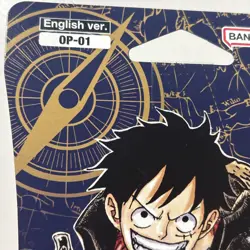 ONE PIECE OP-01 ROMANCE DAWN PRE-ERRATA SLEEVED PACK FACTORY SEALED - Image 2