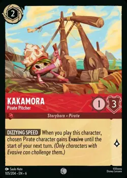 Kakamora - Pirate Pitcher (105) Azurite Sea Disney Lorcana - Image 1