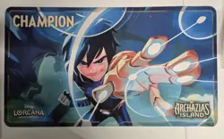 New Hiro Hamada Champion Play Mat Disney Lorcana playmat set store championship - Image 1