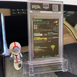 PSA 10 Gundam Heavyarms Arsenal Base TCG Card Parallel AB03-038p Foil Season 3 - Image 2