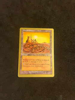 City of Brass Nicolas Labarre (Gold Border World Champ 2000) Magic MTG Cards LP - Image 1