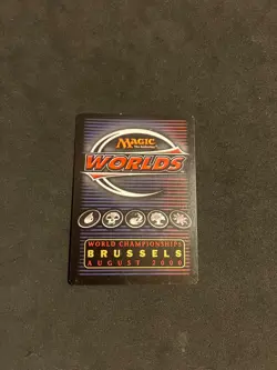 City of Brass Nicolas Labarre (Gold Border World Champ 2000) Magic MTG Cards LP - Image 2