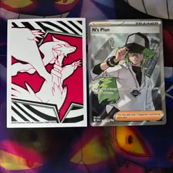 N's Plan 163/086 SV: Black Bolt - Pokemon Card - NM - Image 3