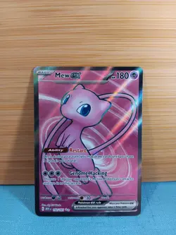 Pokemon Mew EX TCG Full Art Ultra Rare Holo Card 193/165 Scarlet & Violet 151 - Image 3