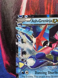 Pokemon TCG Ash-Greninja EX XY133 Holo Rare Promo Card NM/LP Condition - Image 5