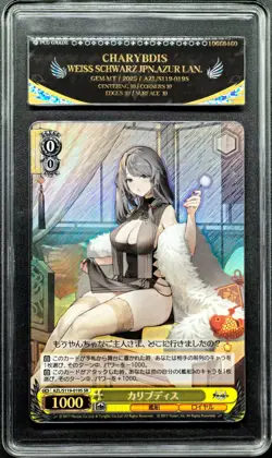 2025 Weiss Schwarz Cards JPN. Azur Lane Charybdis ‌SR S119-019S PCG 10 PRISTINE - Image 1
