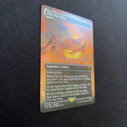 The One Ring MTG Card (Borderless FOIL) LOTR Bundle Promo - P0451 - Image 3