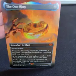 The One Ring MTG Card (Borderless FOIL) LOTR Bundle Promo - P0451 - Image 5