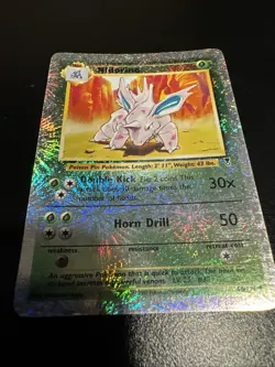 Nintendo Pokemon TCG Legendary Collection Nidorino 56/110 Reverse Holo Card 2002 - Image 3