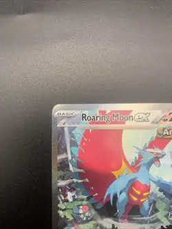 Roaring Moon EX Sir 251/182 Paradox Rift Holo Pokemon TCG Card NM Condition - Image 4