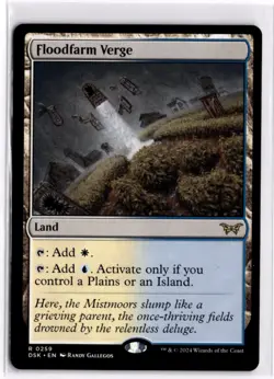 Floodfarm Verge Duskmourn: House of Horror 259 LP x1 MTG Magic: the Gathering - Image 1