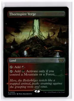 Thornspire Verge Foil Duskmourn: House of Horror 333 LP MTG Magic: the Gathering - Image 1