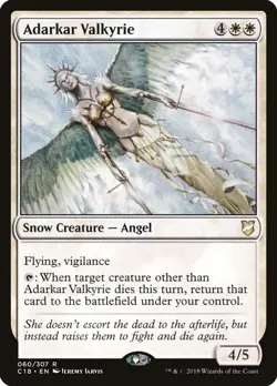 NM - Normal - Adarkar Valkyrie - 60 - Commander 2018 - Image 1