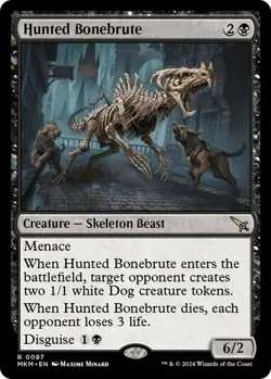 MTG Magic the Gathering Hunted Bonebrute (87/462) Murders at Karlov Manor NM - Image 1