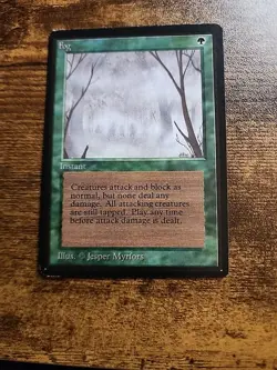 MTG MAGIC : The Gathering - BETA - FOG - RARE FIND!!! - Image 1