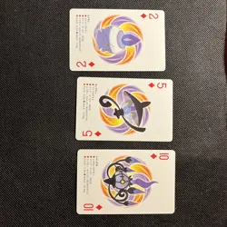 lot of 3 Litwick, Lampent, Chandelure Poker Playing Card Set NM Pokemon White - Image 1