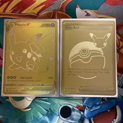 Pokemon Celebrations 25th Anni Pikachu V SWSH145 + Poke Ball SWSH146 Promo NM - Image 1