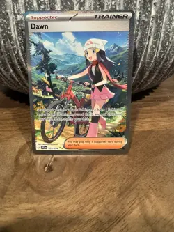 Dawn 129/094 Special Illustration Rare SIR Phantasmal Flames Pokemon TCG Card - Image 1