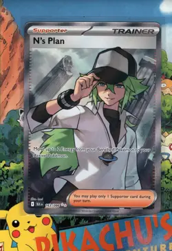 Pokemon TCG N's Plan 163/086 Black Bolt NM/M - Image 1