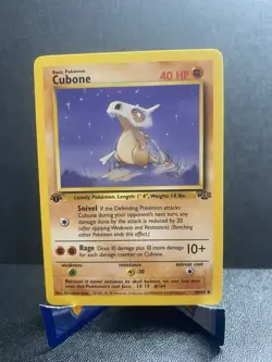 Cubone First Edition 1999 Jungle Set 50/64 Pokemon Card - Image 1