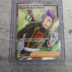 Pokemon Team Rocket's Petrel 226/182 Sv10: Destined Rivals Full Art Holo Ultra … - Image 1