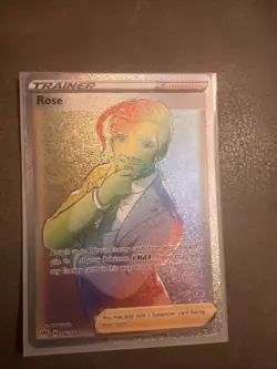 Pokemon Card - Rose Darkness Ablaze 196/189 Secret Rare Full Art Rainbow Holo - Image 1
