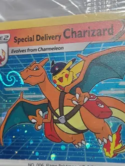 🏆👀🔥 Special Delivery Charizard Pokemon Center Promo Double Swirl!! 🔥 👊 - Image 1