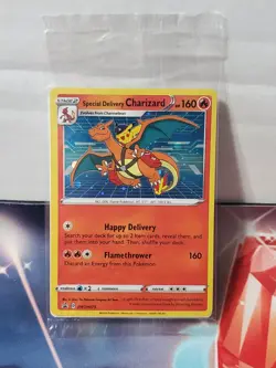 🏆👀🔥 Special Delivery Charizard Pokemon Center Promo Double Swirl!! 🔥 👊 - Image 2