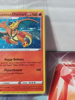 🏆👀🔥 Special Delivery Charizard Pokemon Center Promo Double Swirl!! 🔥 👊 - Image 5