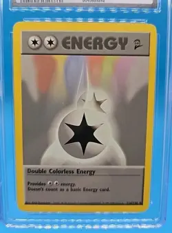 Double Colorless Energy, Pokemon, 2000, Base Set 2, 124/130, CGC, 9, Mint - Image 5