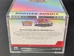 Pokemon SV8.5 Prismatic Evolutions Sealed Booster Bundle Display W/Acrylic Case - Image 3