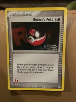 Pokemon Rocket's Poke Ball 89/109 EX Team Rocket Returns Reverse Holo Trainer 2… - Image 1