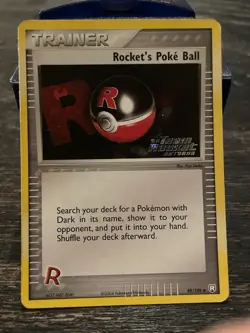 Pokemon Rocket's Poke Ball 89/109 EX Team Rocket Returns Reverse Holo Trainer 2… - Image 5