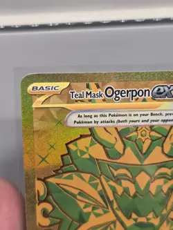 2025 Pokemon Prismatic Evolutions TEAL MASK OGERPON EX 177/131 Hyper Rare - Image 2