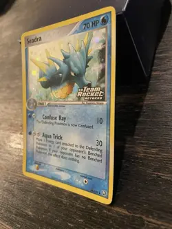 Pokemon Seadra 48/109 EX Team Rocket Returns Reverse Holo 70 HP Uncommon 2004 - Image 3