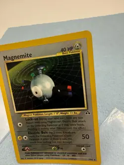 Pokemon Magnemite 7/75 Holo Neo Discovery Unlimited 2001 VLP or No Play Look - Image 4