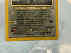Pokemon Magnemite 7/75 Holo Neo Discovery Unlimited 2001 VLP or No Play Look - Image 5