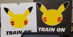 Pokemon 25th Anniversary Train On Marketing Kit Promo Store Promotional - Image 1