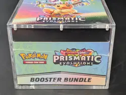 Pokemon SV8.5 Prismatic Evolutions Sealed Booster Bundle Display W/Acrylic Case - Image 5
