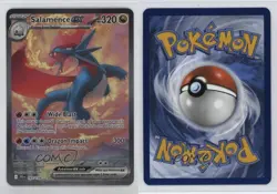 Salamence ex Special Illustration Rare Pokemon Journey Together JTG #187 - Image 3