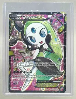 Meloetta EX 2013 Pokemon Black & White Legendary Treasures Radiant RC25 - Image 1