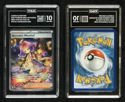 Acerola's Mischief Special Illustration Rare Pokemon Mega Evolution MEG TAG 10 - Image 3
