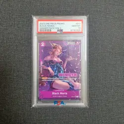 2023 One Piece Promo BLACK MARIA Winner Pack Volume 2 PSA 10 - Image 1