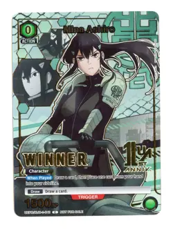 Mina Ashiro (041) (Winner) Foil Union Arena Promotion Cards UEPR/KJ8-1-041 NM - Image 1