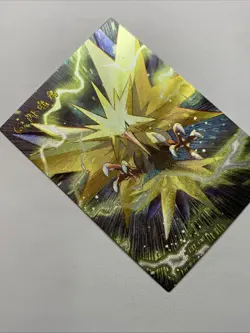 Zapdos Thunder Pokemon Foil Holo Card Anime Rare Full Alt Art 145 Arcade Pokedex - Image 4