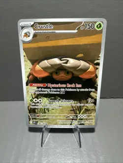 Pokemon Card - Crustle 186/182 Sv10: Destined Rivals Holo NM - Image 1