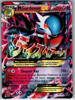 M Gardevoir EX 79/114 XY - Steam Siege - Pokemon Card - NM - Image 1